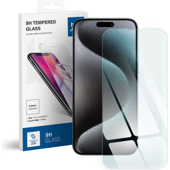 Blue Star Tempered Glass - Iphone 15 Pro