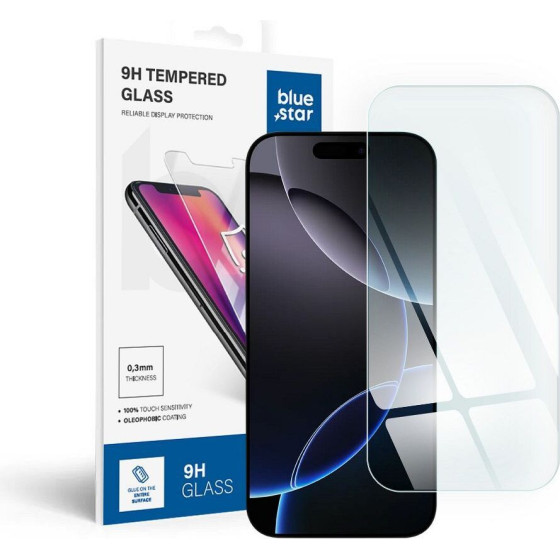 Blue Star Tempered Glass - Iphone 16 Pro