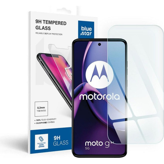 Blue Star Tempered Glass - Motorola G84