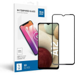 Blue Star Tempered Glass - Samsung A12 Full Face (Full Glue With frame/Small size) - Black Tempered Glass