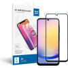 Blue Star Tempered Glass - Samsung A25 5G Full Face (Full Glue With frame/Small size) - Black Tempered Glass