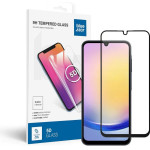 Blue Star Tempered Glass - Samsung A25 5G Full Face (Full Glue With frame/Small size) - Black Tempered Glass