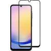 Blue Star Tempered Glass - Samsung A25 5G Full Face (Full Glue With frame/Small size) - Black Tempered Glass