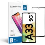 Blue Star Tempered Glass - Samsung A33 5G Full Face (Full Glue With frame/Small size) - black