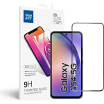 Blue Star Tempered Glass - Samsung A54 5G Full Face (Full Glue With frame/Small size) - Black Tempered Glass