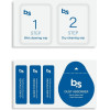 Blue Star Tempered Glass - Samsung A56 5G Full Face (Full Glue With frame/Small size) - Black Tempered Glass