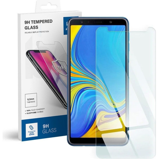 Blue Star Tempered Glass - Samsung A7 2018