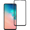 Blue Star Tempered Glass - Samsung Galaxy S10e Full Face (Full glue/Case friendly) - Black Tempered Glass