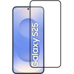 Blue Star Tempered Glass - Samsung Galaxy S25+/S25 Edge Full Face (Full glue/Case friendly) - Black Tempered Glass