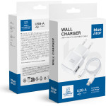 Blue Star Travel Charger 1A 5W Usb A + Cable Usb A To Lightning TFK-TC-1100B white