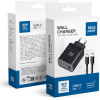 Blue Star Travel Charger Type C + Cable Type C To Type C Pd QC4.0 3A 45W TFB-TC-45WPd black