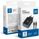 Blue Star Travel Charger Type C + Cable Type C To Type C Pd QC4.0 3A 45W TFB-TC-45WPd black