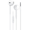 Blue Star Wire Earphones Jack 3,5 Mm With Microphone PA-E65 1,2 m white