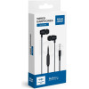 Blue Star Wire Earphones Jack 3,5 Mm With Microphone PA-E67 1,2 m black