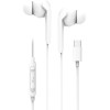 Blue Star Wire Earphones Type C (DAC) With Microphone M15C 1,2 m white