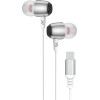 Blue Star Wire Earphones Type C (DAC) With Microphone M09C 1,2 m white