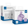 Blue Star Wireless Earphones Bluetooth Tws FI7 purple