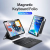 Dux Ducis Case Dk Foldable With Wireless Keyboard For Ipad 4/5/6/Ipad Pro 11 (2018/2020/2021/2022) black