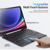 Dux Ducis Case Dk Foldable With Wireless Keyboard For Samsung Tab S9 black