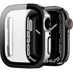 Dux Ducis Case Hamo With Protective Glass For Apple Watch 7 / 8 / 9 45 Mm black