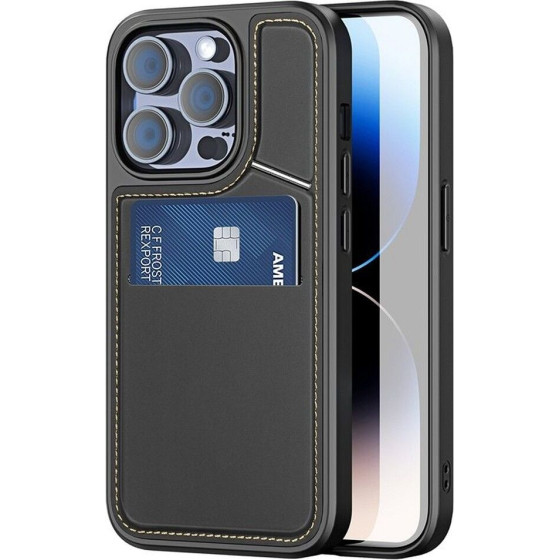 Dux Ducis Case Rafi Ii Mag With Stand Compatible With Magsafe For Iphone 14 Pro black
