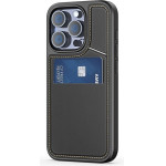 Dux Ducis Case Rafi Ii Mag With Stand Compatible With Magsafe For Iphone 15 Pro black