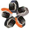 Dux Ducis Strap Kj Nylon For Apple Watch 42 / 44 / 45 / 49 Mm Silver/Orange