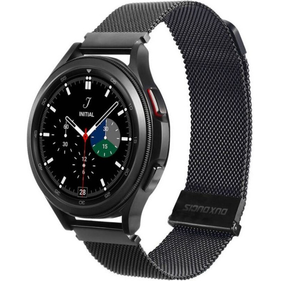 Dux Ducis Strap Milanese Stainless Steel Magnetic 22 Mm black