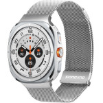 Dux Ducis Strap Milanese Stainless Steel Magnetic 47 Mm silver