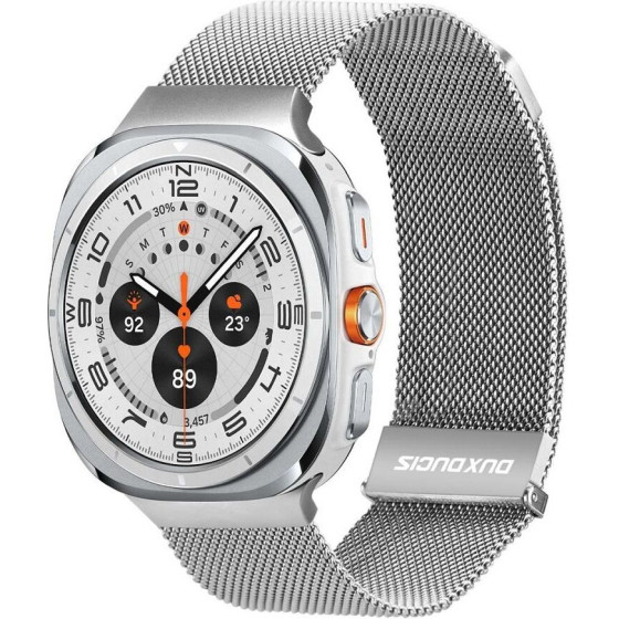 Dux Ducis Strap Milanese Stainless Steel Magnetic 47 Mm silver