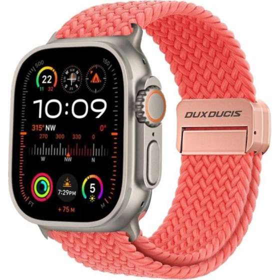Dux Ducis Strap Mixture Pro Stretchable Braided For Apple Watch 38 / 40 / 41 Mm guava