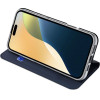 Dux Ducis Wallet Case Skin Pro For Iphone 16 Plus blue