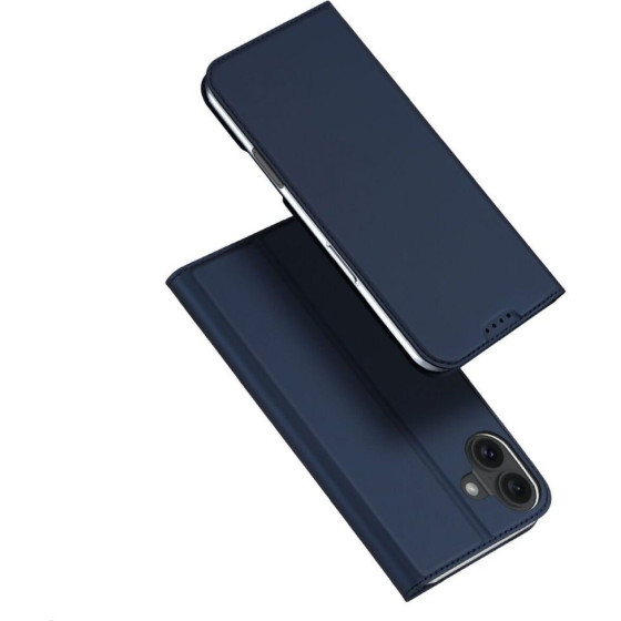 Dux Ducis Wallet Case Skin Pro For Iphone 16 Plus blue