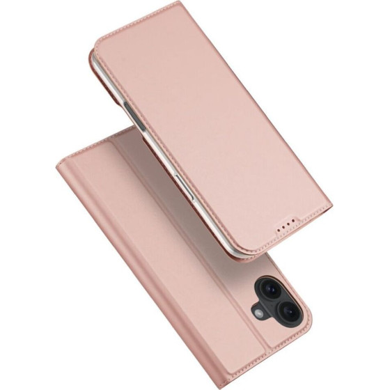 Dux Ducis Wallet Case Skin Pro For Iphone 16 Plus rose