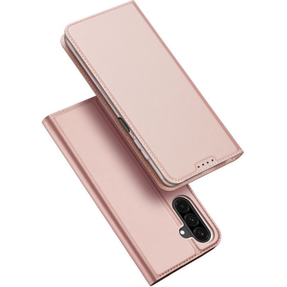Dux Ducis Wallet Case Skin Pro For Samsung A26 5G rose