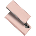 Dux Ducis Wallet Case Skin Pro For Samsung S24 Fe rose