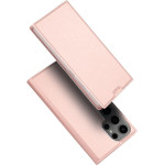 Dux Ducis Wallet Case Skin Pro For Samsung S25 Ultra rose