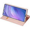 Dux Ducis Wallet Case Skin Pro For Samsung S25 Ultra rose