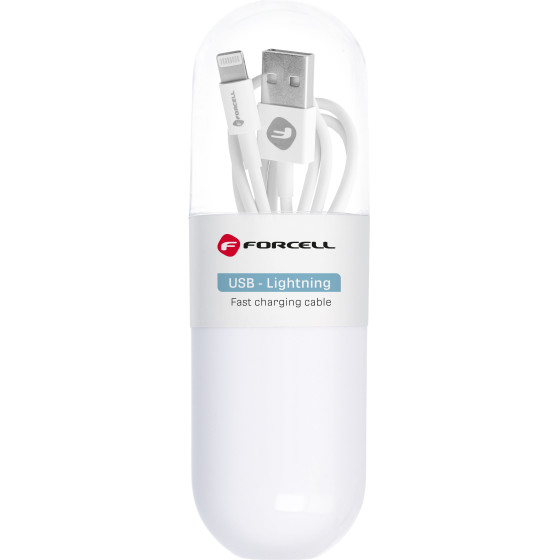 FORCELL C316 Cable Usb A To Lightning 1A Tube 1 m white