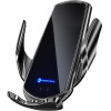 FORCELL Car Holder With Wireless Charging Automatic Sensor + Magnetic Adapters HS1 15W black