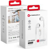 FORCELL F-Audio HR-ME25 Wire Earphones Lightning With Microphone white