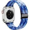 FORCELL F-Design FA04 Marble Textured Resin Strap For Apple Watch 38 / 40 / 41 Mm blue