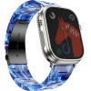 FORCELL F-Design FA04 Marble Textured Resin Strap For Apple Watch 38 / 40 / 41 Mm blue
