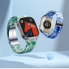 FORCELL F-Design FA04 Marble Textured Resin Strap For Apple Watch 38 / 40 / 41 Mm blue