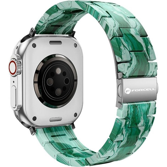 FORCELL F-Design FA04 Marble Textured Resin Strap For Apple Watch 38 / 40 / 41 Mm green