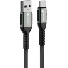 FORCELL F-Energy C256 Cable Usb A To Type C QC3.0 3A 66W Cafule 1,2 m black