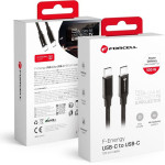 FORCELL F-Energy C338 Cable Type C To Type C Pd QC4.0 3A 60W 1 m black