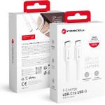 FORCELL F-Energy C338 Cable Type C To Type C Pd QC4.0 3A 60W 2 m white