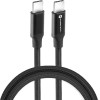 FORCELL F-Energy C391 Cable Type C To Type C Pd QC4.0 5A 100W E-Mark / 4K / Thunderbolt / 20Gbit/s 1 m black