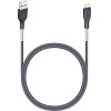 FORCELL F-Energy Carbon CB-01A Cable Usb A To Lightning 2,4A 12W 1 m black